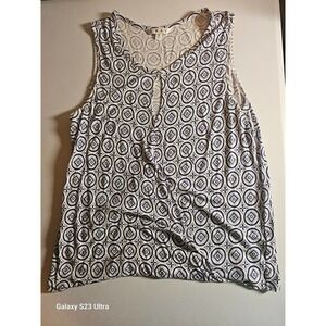 Women's  szM, cotton Sleeveless blouse,  Cabi
